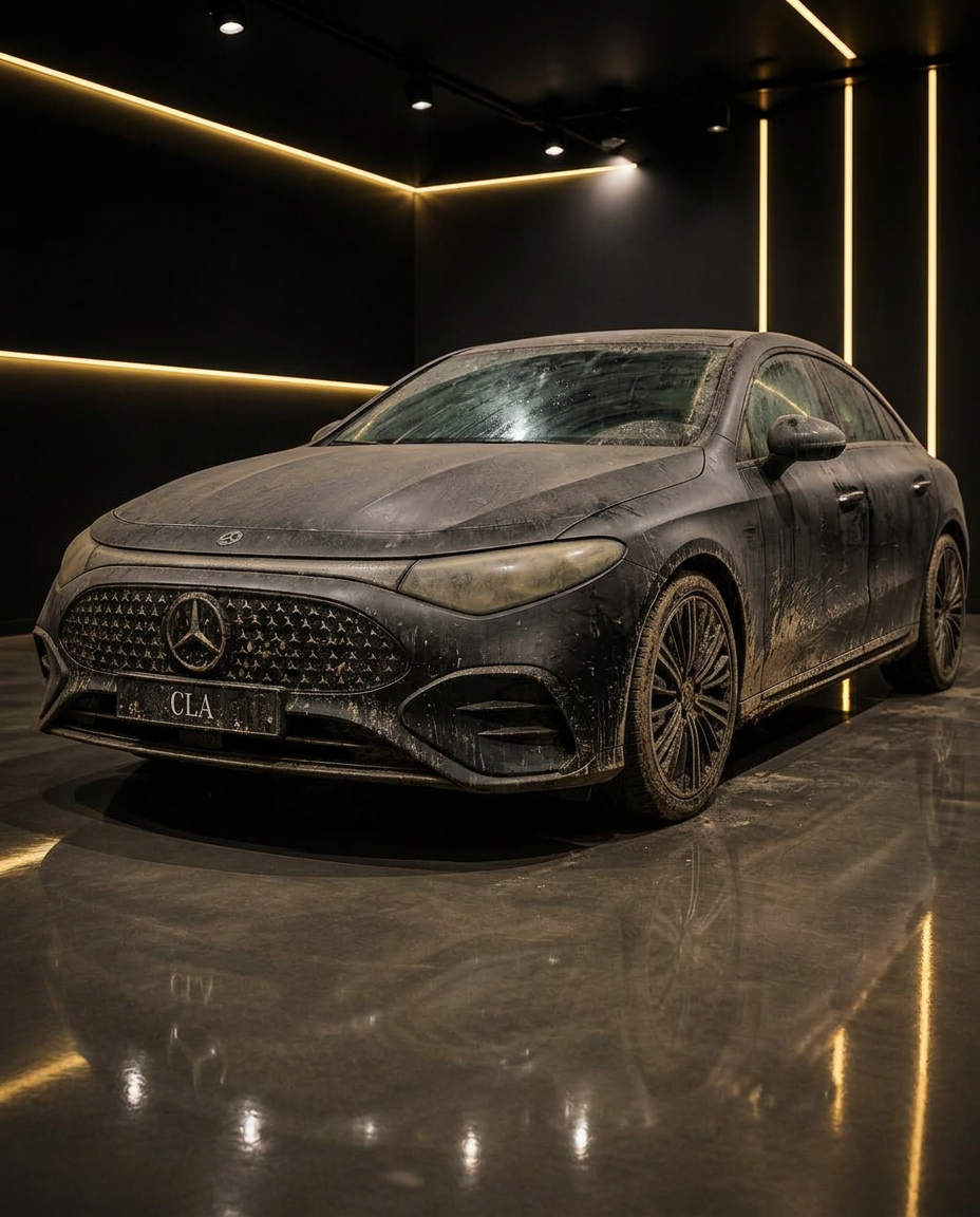 Mercedes-Benz CLA vor der Aufbereitung